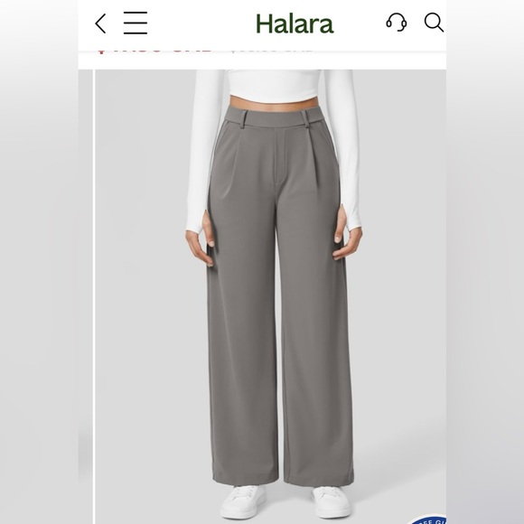 Halara High Waist Work Pants - Picture 6 of 15